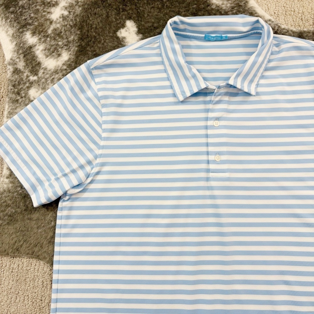 J. McLaughlin Striped Polo - Picture 3 of 10